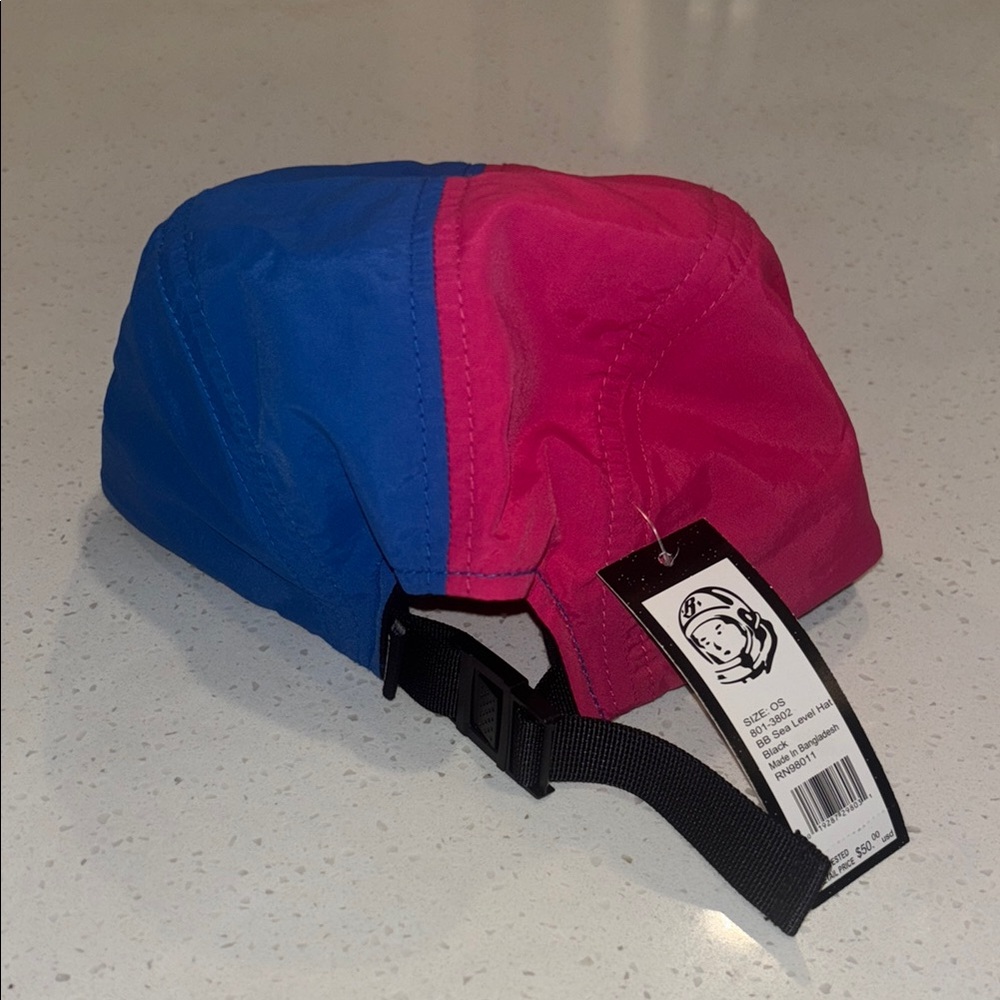 Billionaire Boys Club Pink and Blue Snapback Hat - Picture 3 of 8
